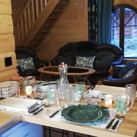 Holiday home Woodorf-drewnem: Riverside Log With Outdoor Activities Ustka